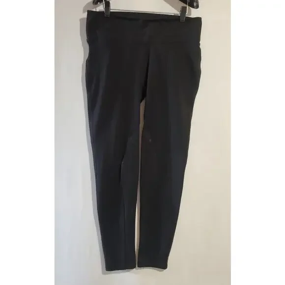 Spanx Ready To Wow Black Faux Leather Riding Leggings Womens Size XL Shapewear - Picture 3 of 13